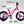 RoyalBaby RoyalMg Galaxy Fleet 14 Inch Kids Bicycle w/ Training Wheels, Fuchsia