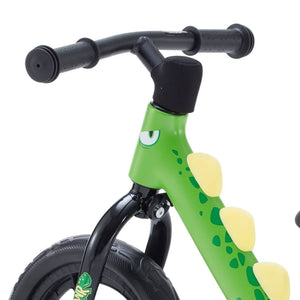 RoyalBaby Dinosaur 12 Inch Magnesium Frame Toddler Kids Balance Bike, Green - TRAPSKI