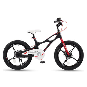 RoyalBaby Space Shuttle 18" Magnesium Alloy Kids Bicycle w/2 Disc Brakes, Black