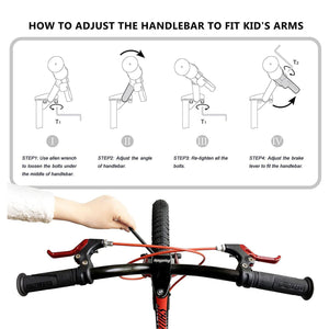 RoyalBaby Space Shuttle 18" Magnesium Alloy Kids Bicycle w/2 Disc Brakes, Black