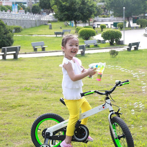 RoyalBaby Buttons 18" Kids Bike with Kickstand & Training Wheels, Matte Blue