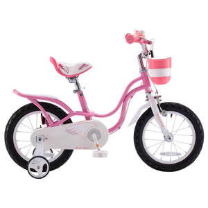 RoyalBaby Little Swan 12" Carbon Steel Kids Bicycle with Dual Hand Brakes, Pink