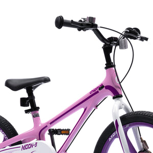 RoyalBaby Moon-5 18" Magnesium Kids Bicycle w/Dual Hand Brakes & Kickstand, Pink