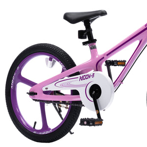 RoyalBaby Moon-5 18" Magnesium Kids Bicycle w/Dual Hand Brakes & Kickstand, Pink