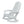 Semco Rockaway Heavy Duty All Weather Outdoor Rocking Chair, White (3 Pack)