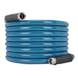 Camco TastePURE 25 Foot No Kink Heavy Duty PVC Premium Drinking Water Hose, Blue