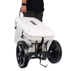 Camco Metal Universal Cooler Cart Dolly with Straps & 12" Wheels, 200lb Capacity