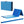 BalanceFrom Fitness Foldable Gymnastics Mat w/Sectional Floor Balance Beam, Blue