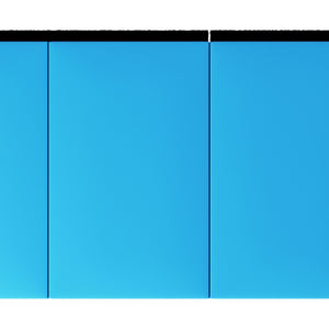 BalanceFrom Fitness Foldable Gymnastics Mat w/Sectional Floor Balance Beam, Blue