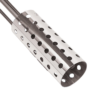 API 1000 Watt Thermostatic Pail or Bucket Water Heater with Wire Guard, Silver