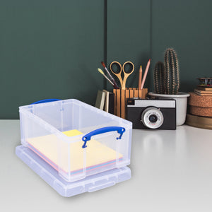 Really Useful Box 9L Storage Container with Snap Lid & Clip Lock Handle (3 Pack)