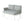 Mariano Steel Loveseat and Table, Off White & Grey