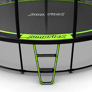 JumpFlex HERO 14' Trampoline for Kids Outdoor Play Equipment with Net & Ladder