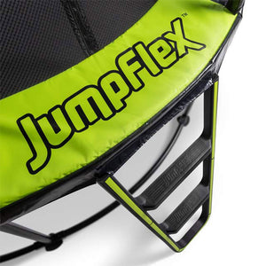 JumpFlex HERO 14' Trampoline for Kids Outdoor Play Equipment with Net & Ladder - TRAPSKI