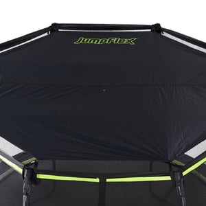 JumpFlex SMARTSHADE FLEX 12 Foot Soft Protective Trampoline Canopy Cover, Black