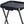 PureSana Chromium Professional Foldaway Salon Service Tray with Wheels, Black - TRAPSKI
