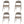 MECO Sudden Comfort Deluxe Courtyard Fabric Padded Folding Chair, (Set of 4)