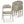 MECO Sudden Comfort Deluxe Chicory Lace Vinyl Padded Folding Chair, (Set of 4)