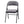 MECO Sudden Comfort Deluxe Mist Fabric Padded Folding Chair, Black (Set of 4)