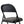 MECO Sudden Comfort Deluxe Mist Fabric Padded Folding Chair, Black (Set of 4)
