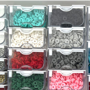 Bead Storage Solutions Elizabeth Ward Mixed Bead Tray with Jewelry Findings Tray - TRAPSKI