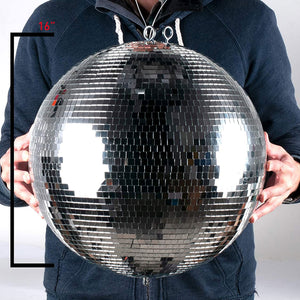 Eliminator Lighting 16 Inch Mirror Disco Ball with Rotating Tripod Stand