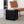Luxurious Marble Texture Coffee Table Cube Design Elegant Living Room Accent - Black
