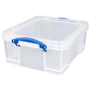 Really Useful Box 17L Storage Container with Lid and Clip Lock Handles (10 Pack) - TRAPSKI