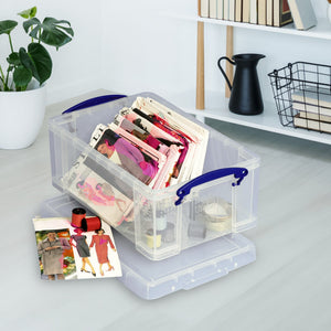 Really Useful Box 9L Storage Container with Snap Lid & Clip Lock Handle (5 Pack) - TRAPSKI