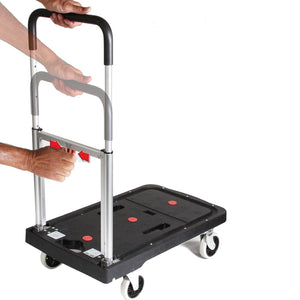 Magna Cart FF 4 Wheel Folding Platform Transport Cart Supports 300 lbs (5 Pack)