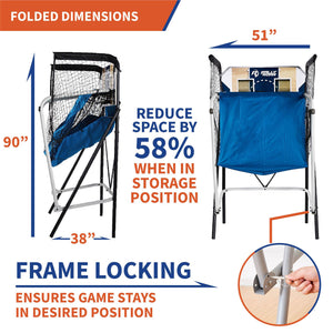 Lancaster Gaming Company Rally and Roar Premium Home Dual Shot Basketball Game