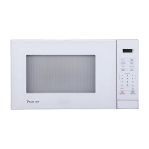 Magic Chef 1000 Watt 1.1 Cubic Feet Digital Touch Countertop Microwave, White