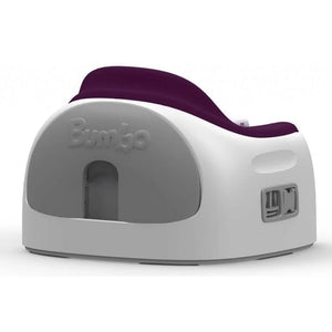 Bumbo Baby Toddler Soft Foam 3 in 1 Multi Seat with Tray and Buckle Straps, Plum - TRAPSKI