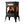 selectric Freestanding Portable Electric Fireplace Heater w/ Remote, Dark Black