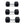 HolaHatha 5, 8, 10, 12 & 15 lb Hexagonal Dumbbell Weight Set with Rack, Black