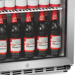 IceJungle 5.3 Cu. Ft. 160 Can Under Counter Freestanding Beverage Drink Fridge