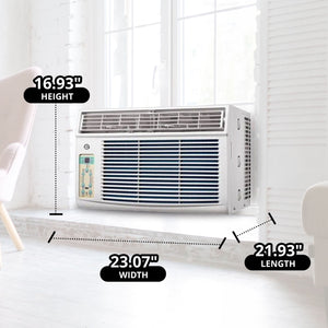HomePointe 14500 BTU Window Air Conditioner w/Remote Control & LED Digital Panel