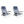 Ostrich On Your Back Sand Beach 6 Inch Off The Ground Lounge Chair (2 Pack)