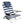 Ostrich On Your Back Sand Chair and On Your Back Sand Beach Chair, Striped Blue