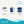 Ostrich On Your Back Sand Chair and On Your Back Sand Beach Chair, Striped Blue