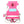 Ostrich Outdoor Beach Ladies Comfort On Your Back Beach Chair, Pink (2 Pack)