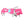 Ostrich 3 in 1 Reclining Chair and Ladies Comfort On-Your-Back Beach Chair, Pink
