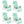 Ostrich Deluxe Padded 3-N-1 Outdoor Folding Reclining Beach Chair, Teal (4 Pack)