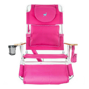 Ostrich Deluxe 3in1 Reclining Chair and Ladies Comfort On-Your-Back Beach Chair - TRAPSKI