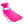 Ostrich Ladies Comfort Lounger Face Down Beach Chair & On Your Back Chair, Pink