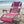 Ostrich Altitude 3 in 1 16 Inch Tall Lounge Reclining Beach Chair, Pink (2 Pack)