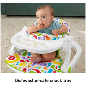 Fisher-Price Deluxe Sit Me Up Baby Activity Play Seat with Piano Learning Toy