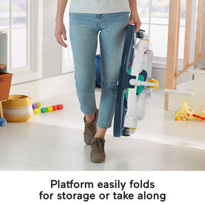 Fisher-Price AstroKitty SpaceSaver Jumperoo Baby Activity Center w/Light & Music