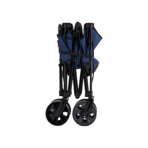 Woods Outdoor Collapsible Garden Utility Wagon Cart, Supports Up to 225lbs, Navy