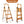 Delxo Aluminum Folding 3 Step Stool Stepladder w/Long Handrail, Woodgrain Finish